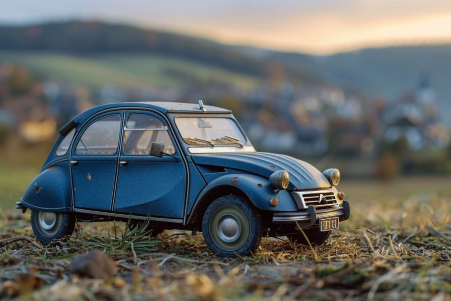Miniature Citroën 2 CV Dolly 1986 à L'Échelle 1/43 | Universal Hobbies Occasion Comme Neuf