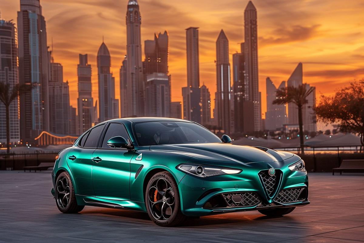 La Giulia Quadrifoglio d'Alfa Romeo dans 6 Underground : performances et design 