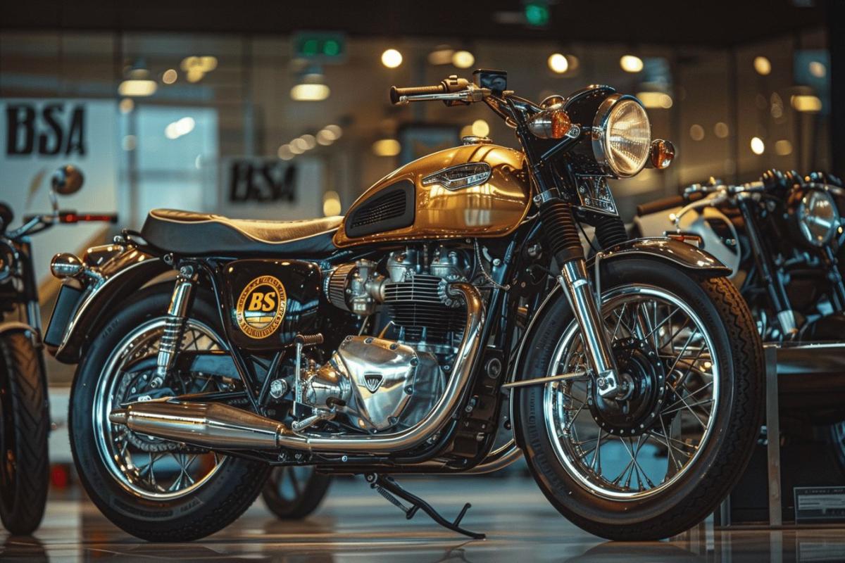 BSA moto : concessionnaires officiels, essais et accessoires pour la Gold Star e