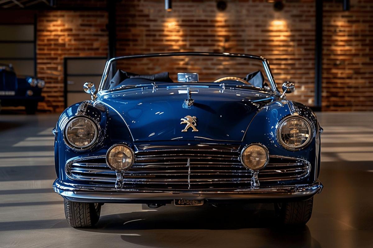 Peugeot 403 convertible : le charme intemporel d'une voiture française de colle