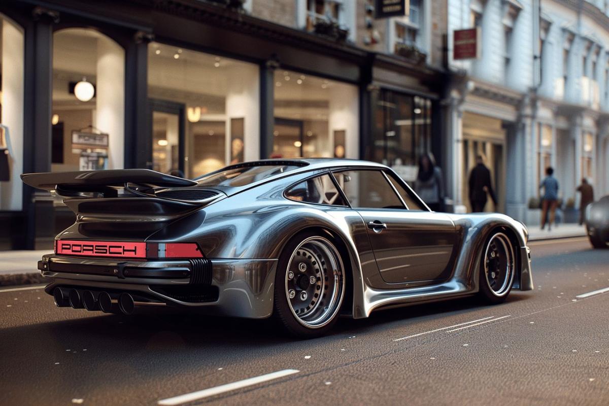 Porsche 930 turbo : modèle emblématique de la marque allemande à moteur suralimenté