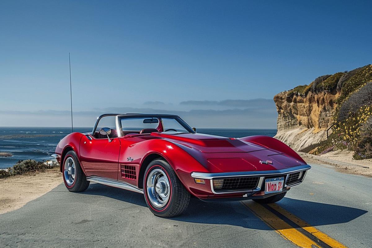 Corvette C1 cabriolet occasion : annonce de vente du modèle convertible emblém