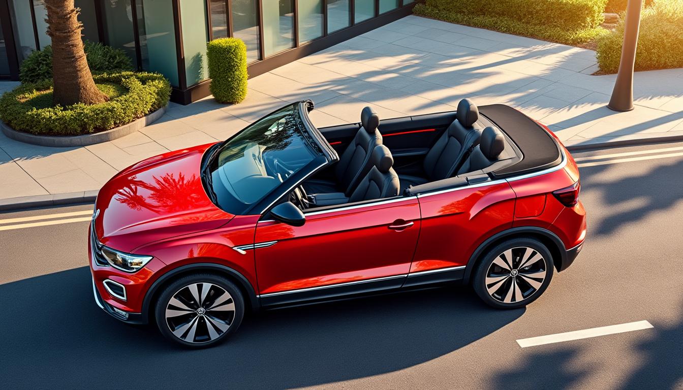 découvrez le t roc cabriolet, le tout nouveau suv décapotable de volkswagen qu
