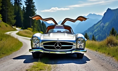 découvrez la mercedes 300 sl, l'icône intemporelle de l'automobile sportive, a