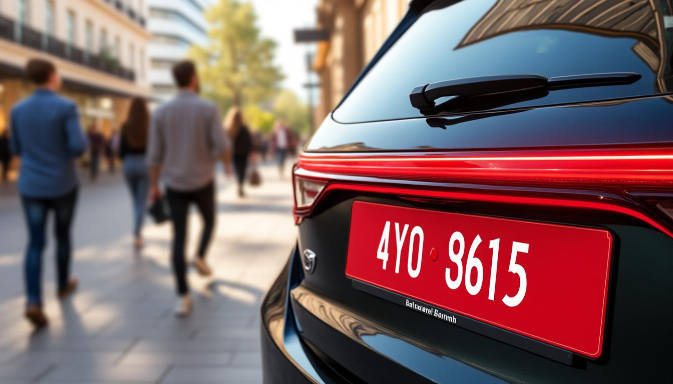découvrez tout ce qu'il faut savoir sur la plaque rouge pour voiture : son util