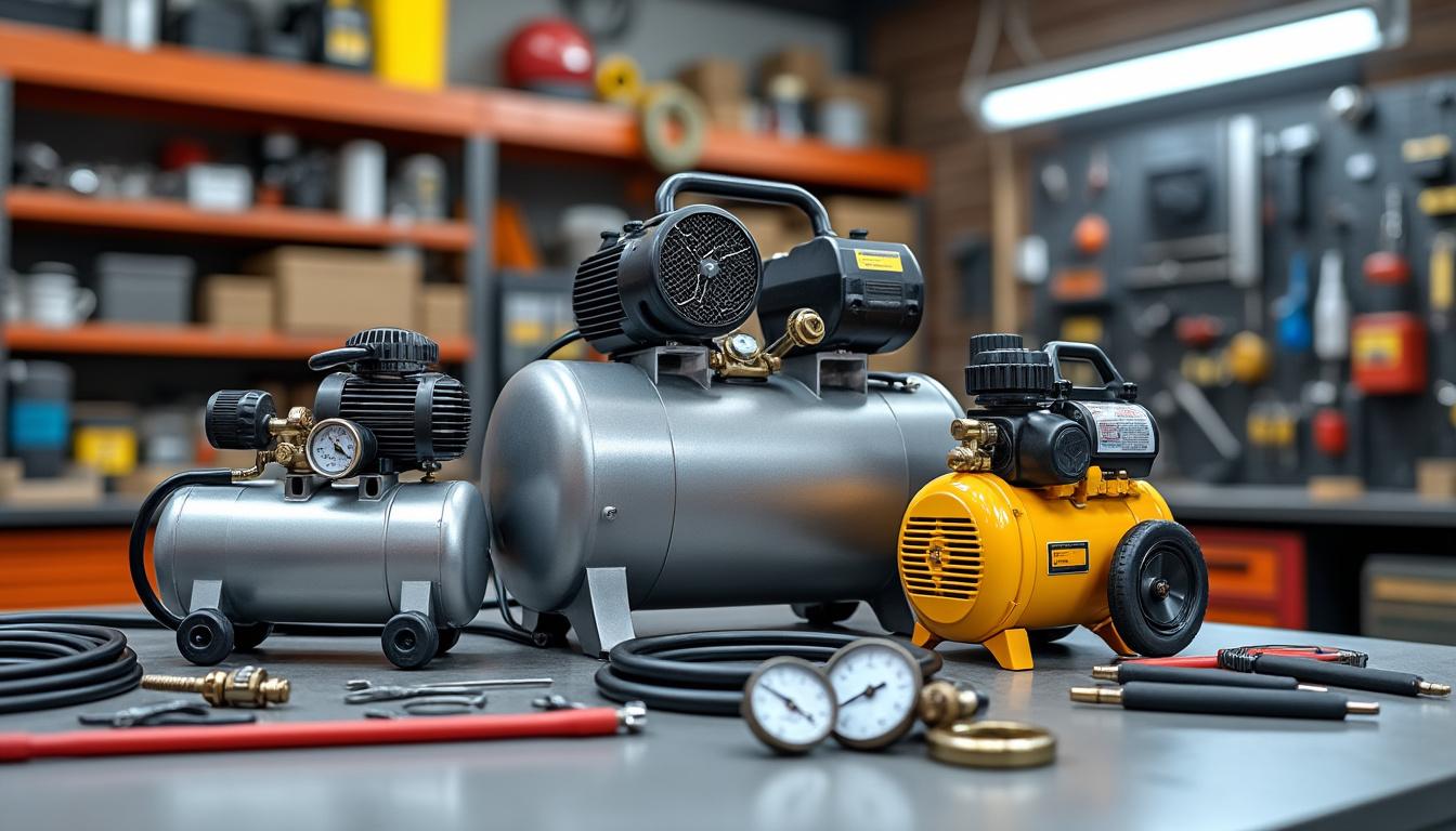 découvrez notre guide complet pour choisir le meilleur compresseur d'air. compa