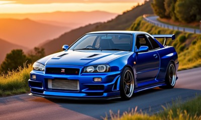 découvrez la nissan skyline r34, véritable icône des voitures de sport japona