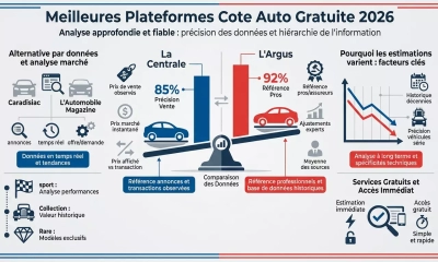 Plateformes pour obtenir la cote argus gratuite en ligne